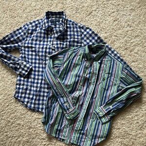 Boys 2x Ralph Lauren dress shirt long sleeve 8-10-12 casual & elegant like new